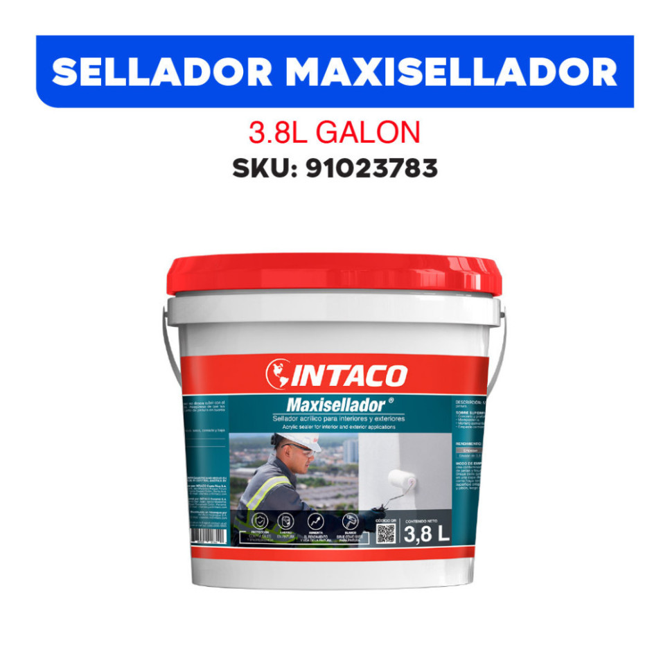 SELLADOR MAXISELLADOR 3.8L GALON INTACO SELLADOR MAXISELLADOR 3.8L GALON INTACO