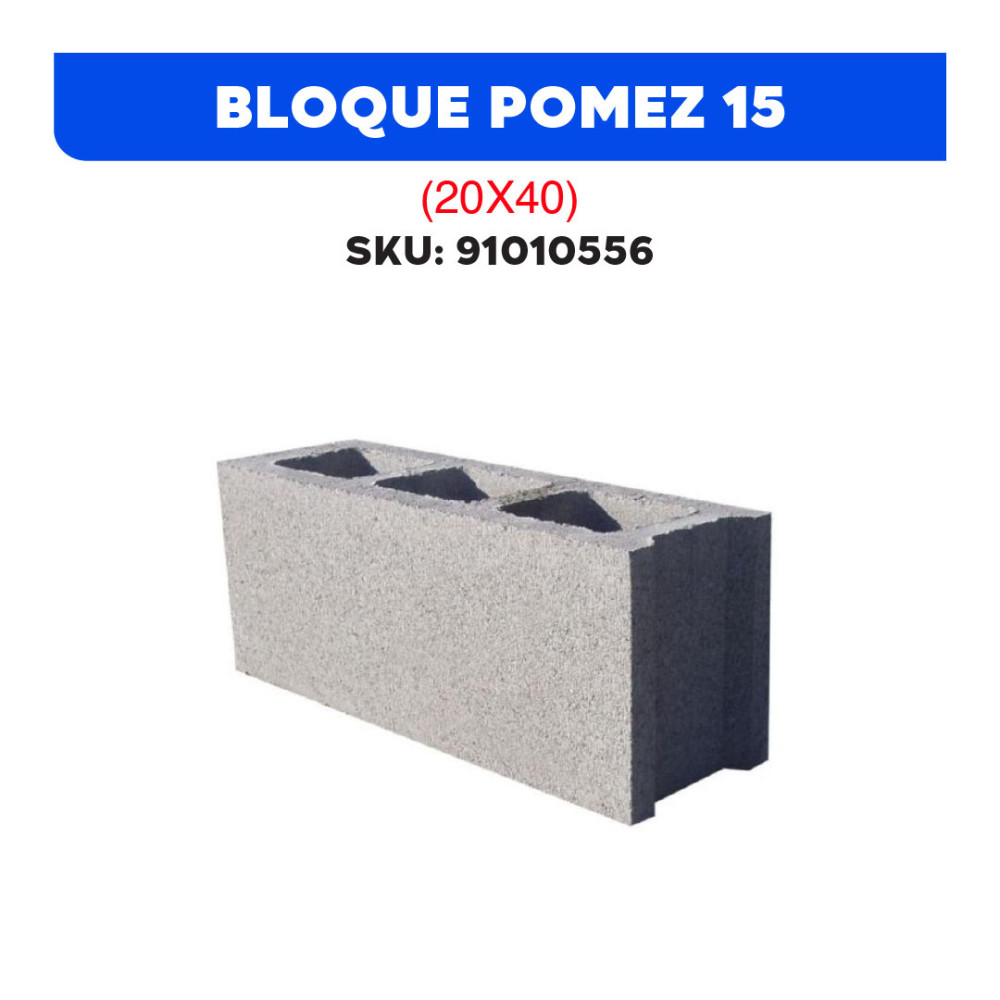5% BLOQUE POMEZ 15 (20X40)