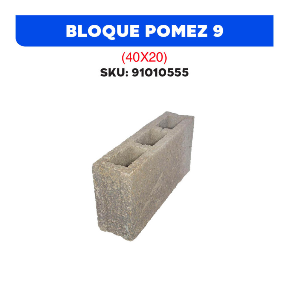 5% BLOQUE POMEZ 9 (40X20)