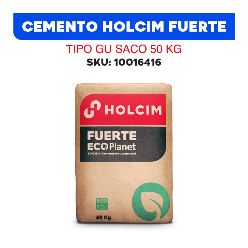 CEMENTO HOLCIM FUERTE TIPO GU SACO 50 KG