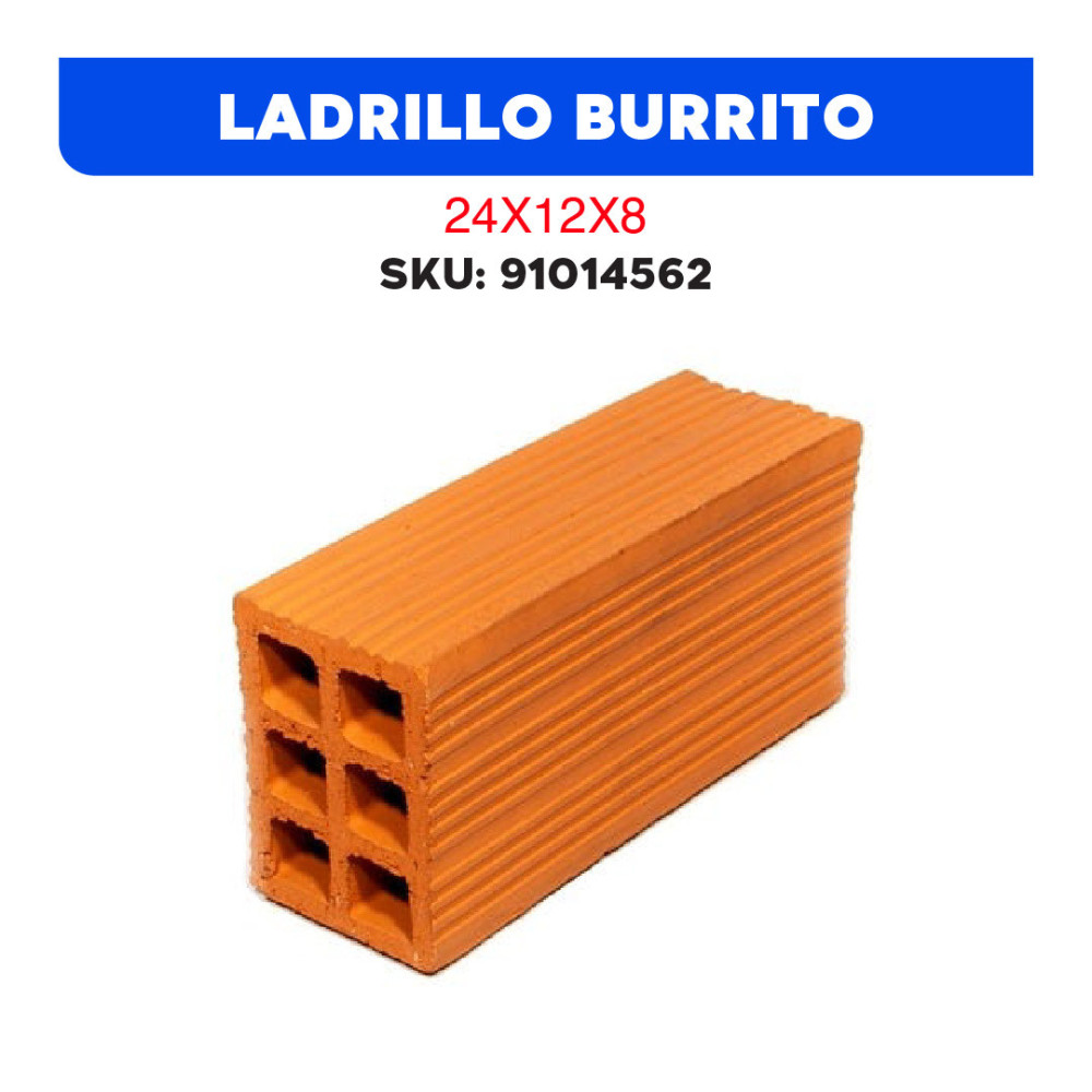 5% LADRILLO BURRITO 24X12X8