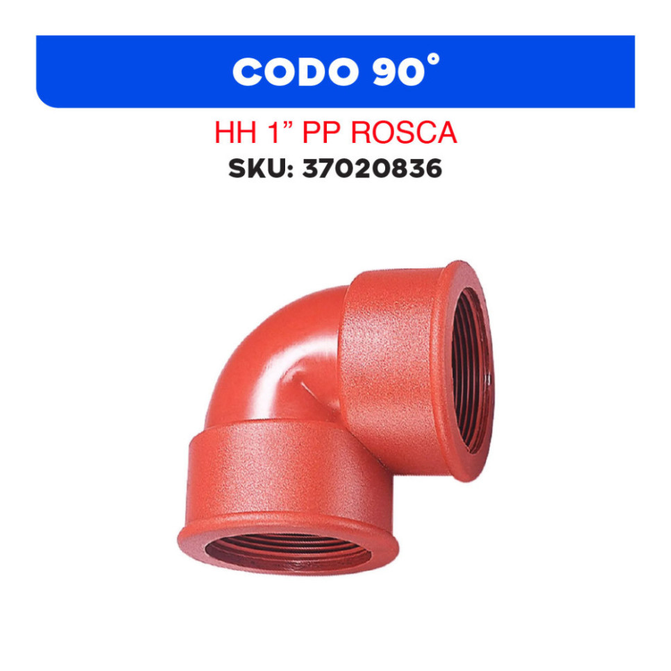 CODO 90° HH 1 PP ROSCA