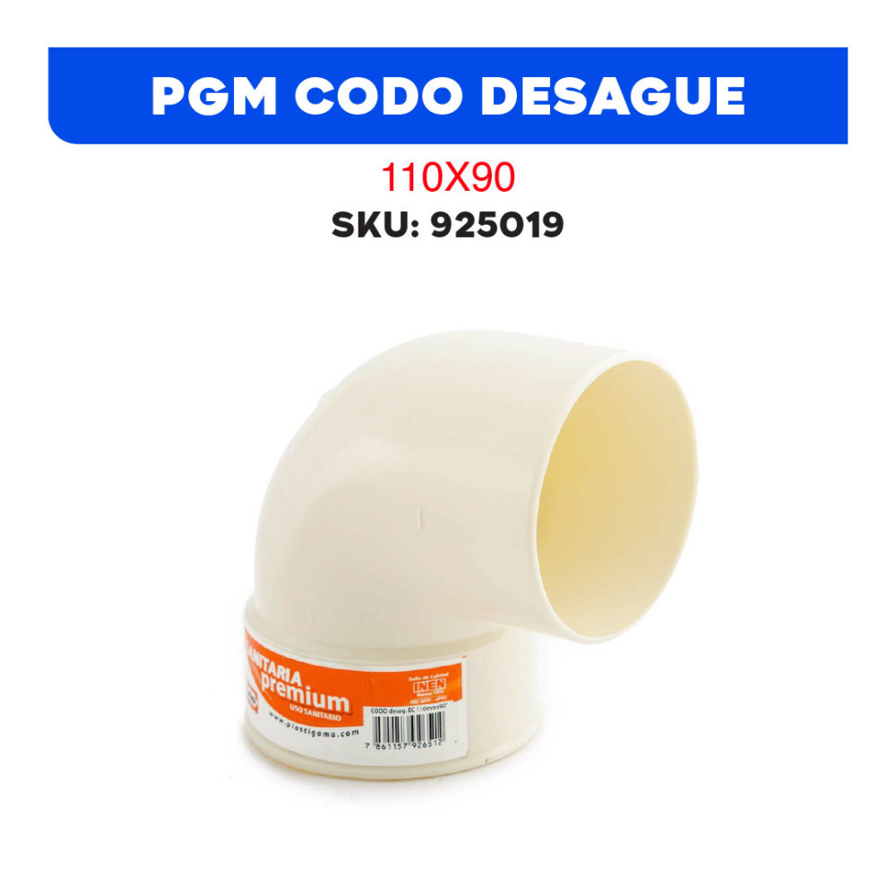PGM CODO DESAGUE 110X90