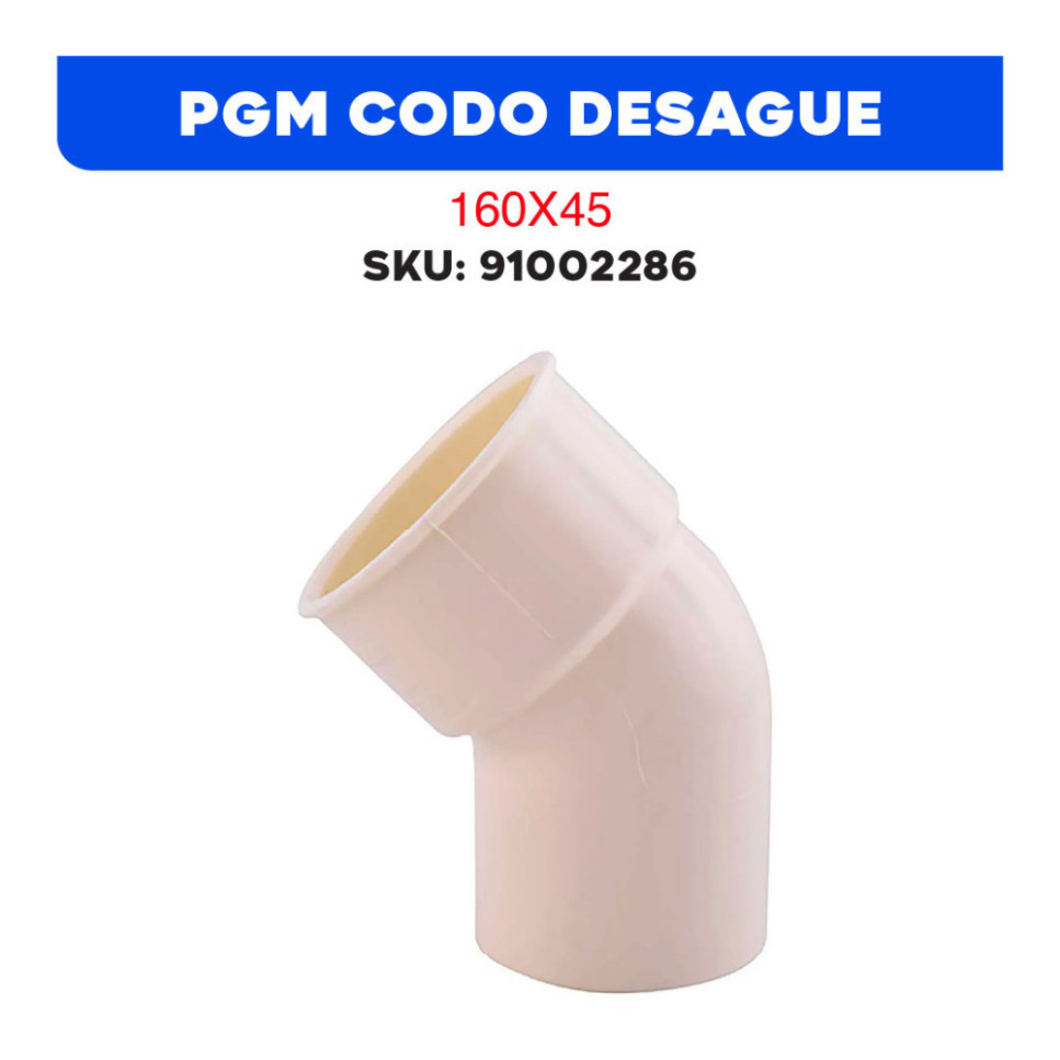 PGM CODO DESAGUE 160X45