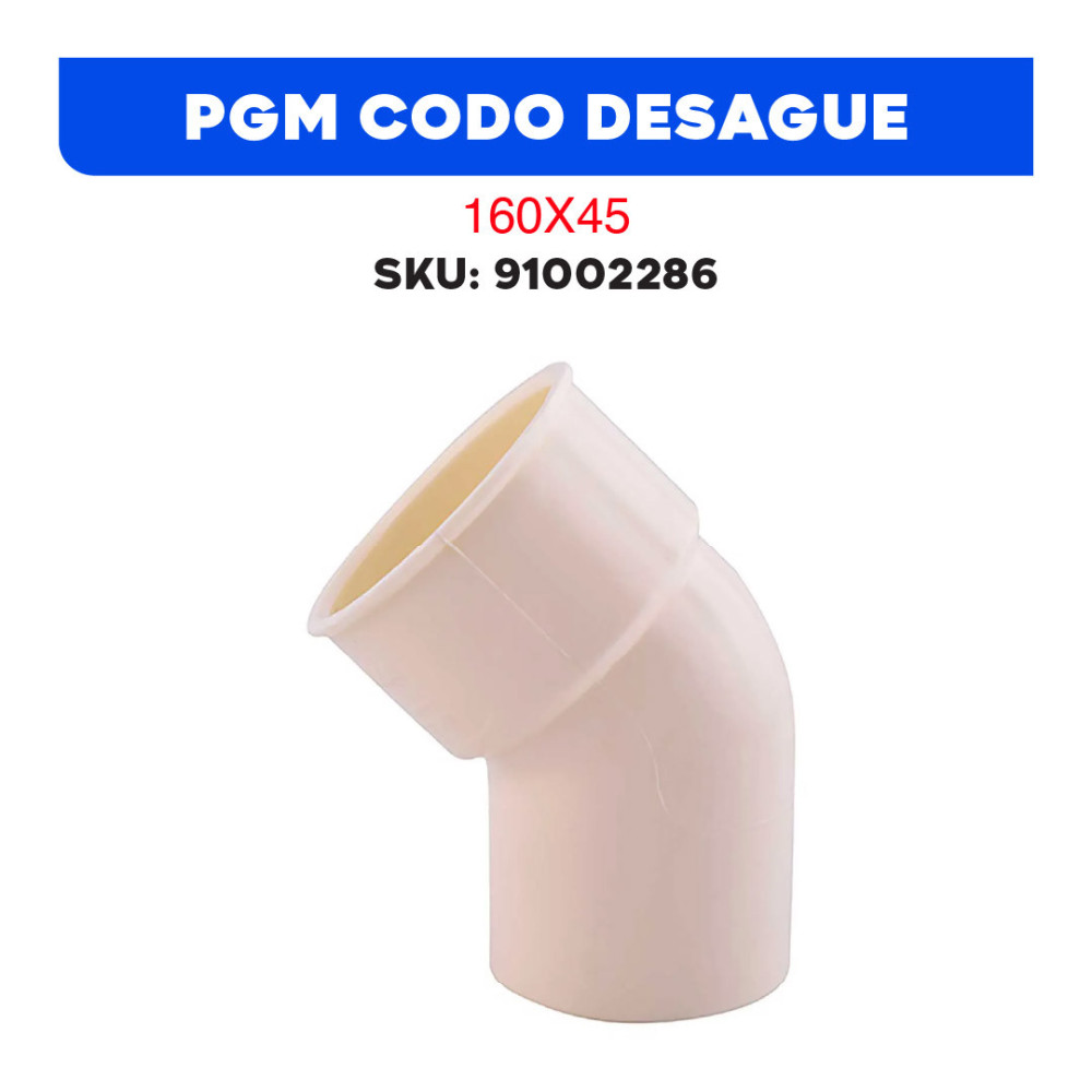 PGM CODO DESAGUE 160X45