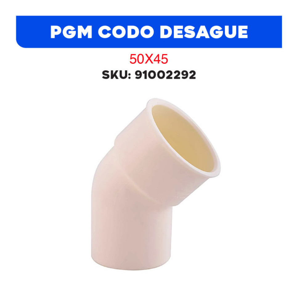 PGM CODO DESAGUE 50X45