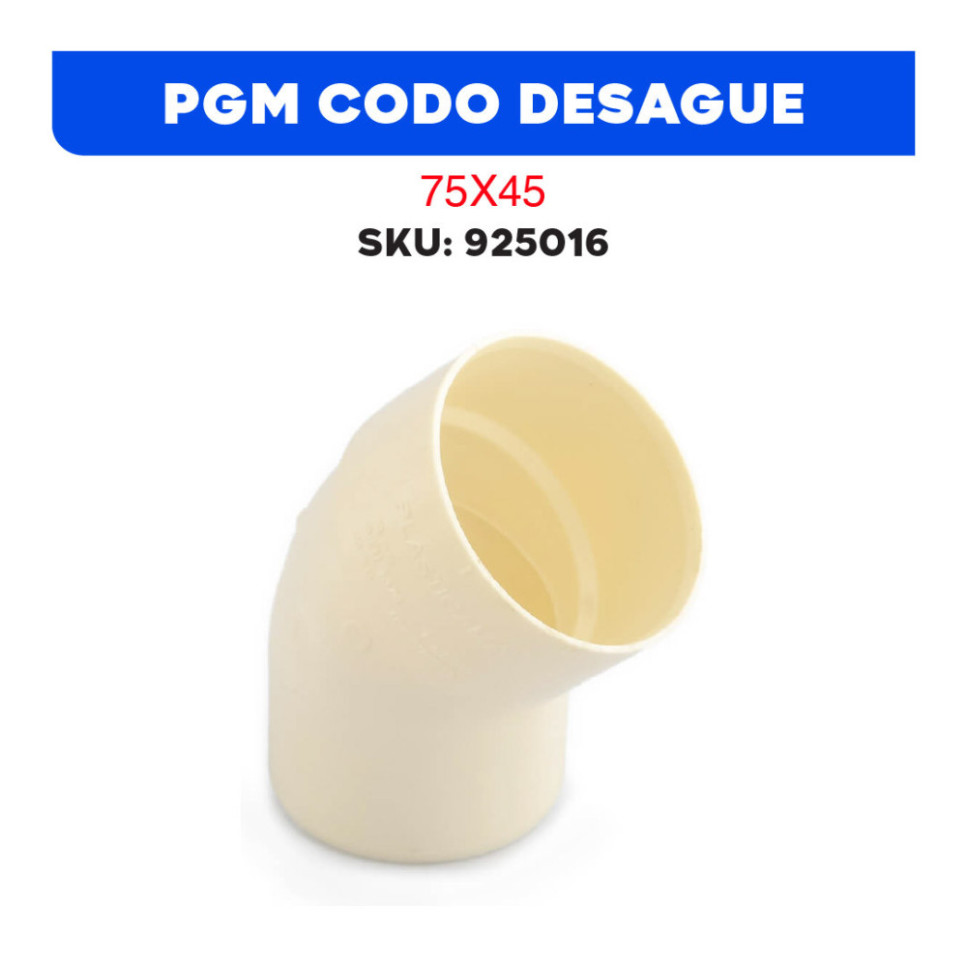 PGM CODO DESAGUE 75X45
