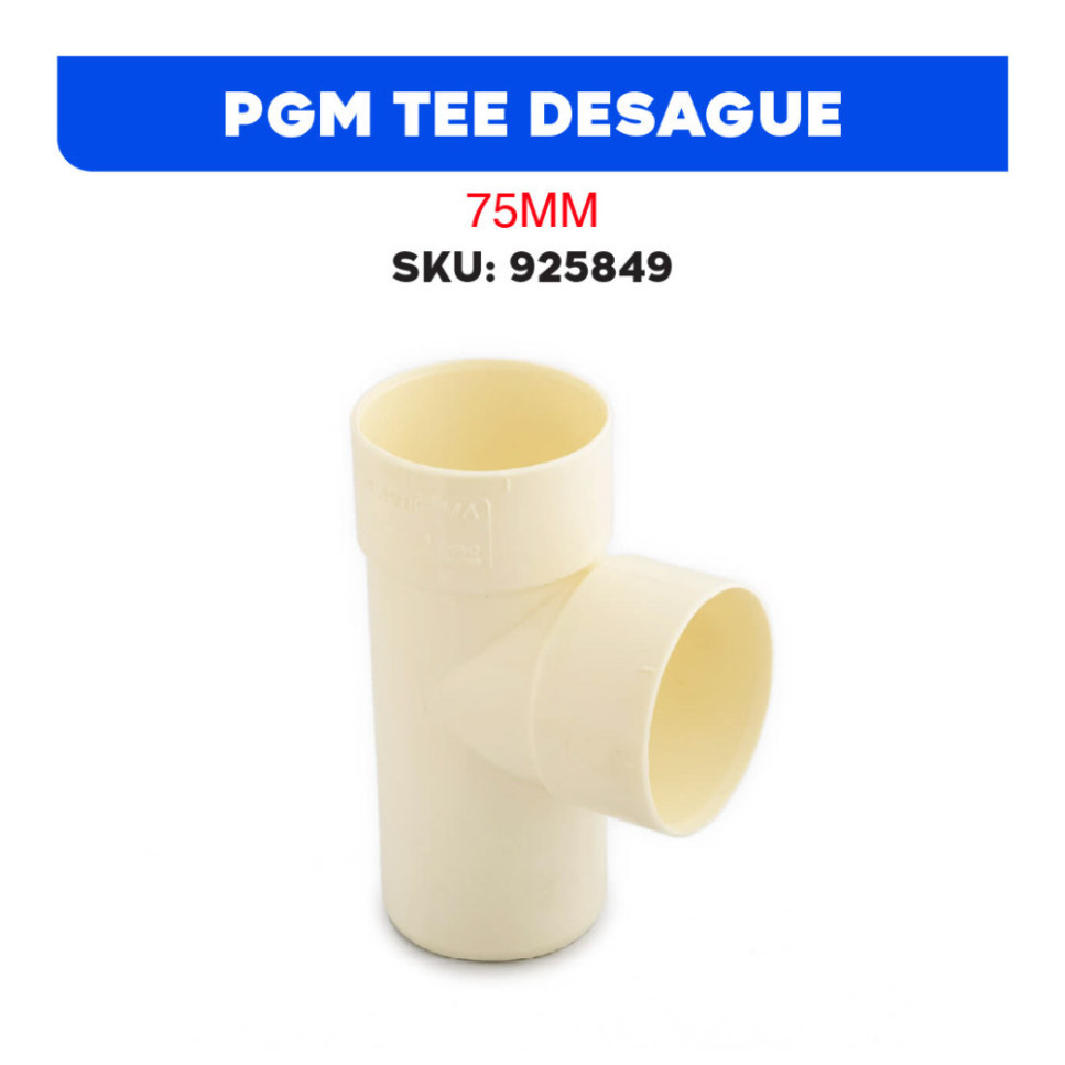 PGM TEE DESAGUE 75MM