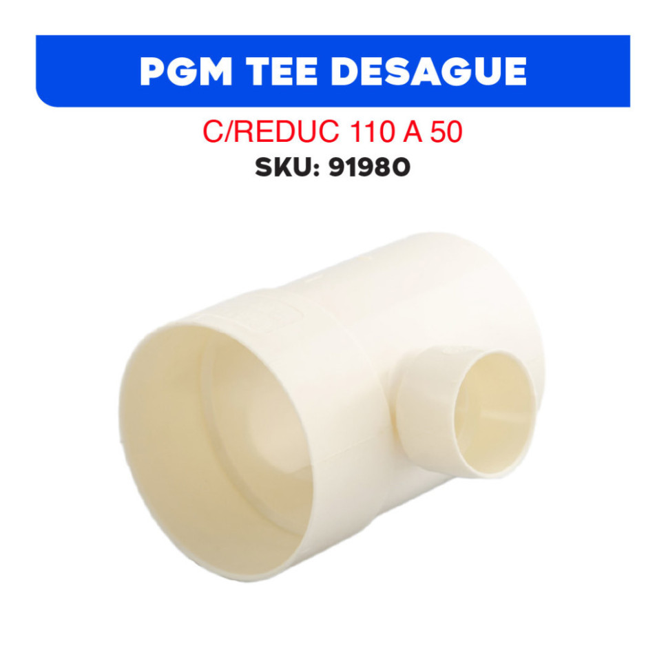 PGM TEE DESAGUE C/REDUC 110 A 50