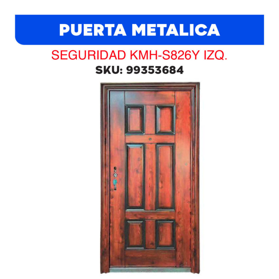PUERTA METALICA SEGURIDAD KMH-S826Y IZQ.