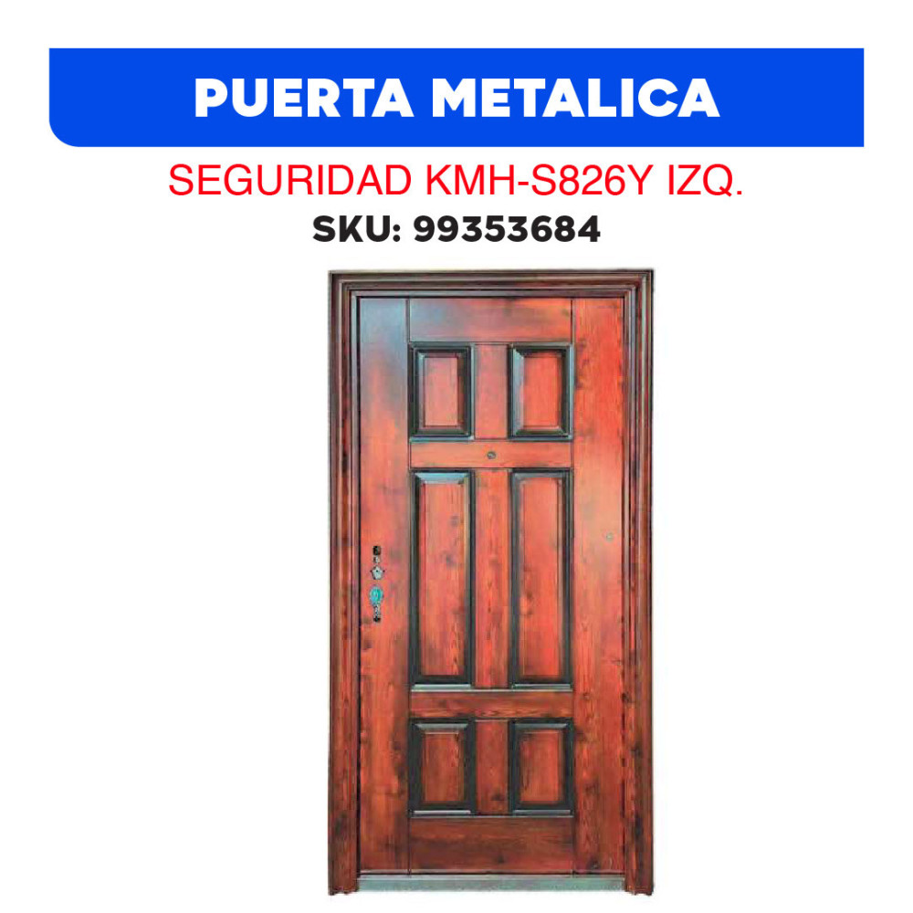 PUERTA METALICA SEGURIDAD KMH-S826Y IZQ.
