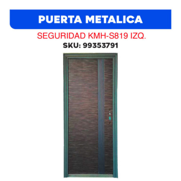 PUERTA METALICA SEGURIDAD KMH-S819 IZQ.