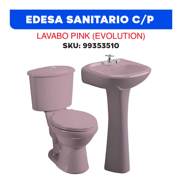 EDESA JGO SANITARIO C/P + LAVABO VERDE TEAL (EVOLUTION)