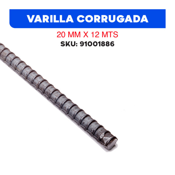VARILLA CORRUGADA 18MM X 12MTS ANDEC