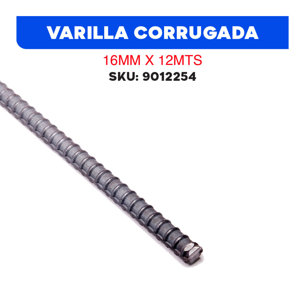 VARILLA CORRUGADA 16MM X 12MTS ANDEC