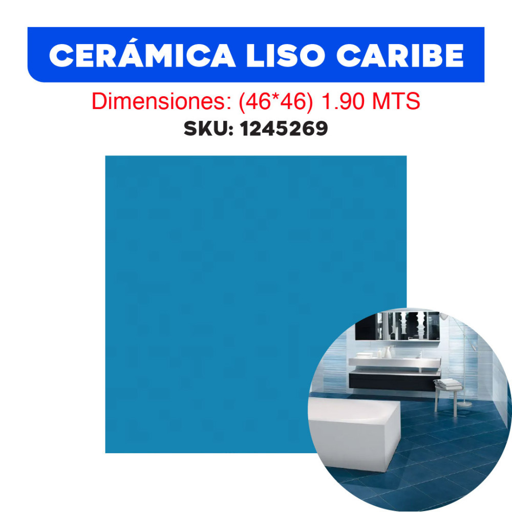 CERÁMICA LISO CARIBE