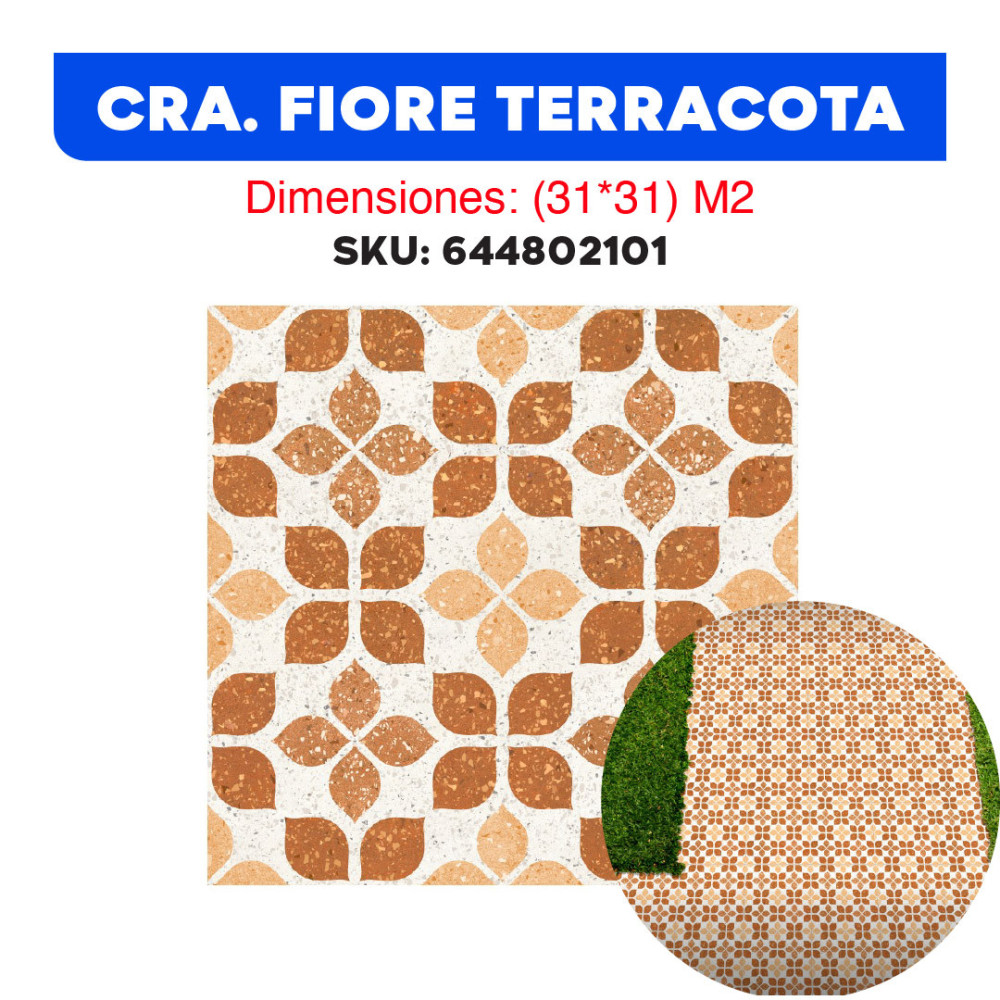 CERÁMICA FIORE TERRACOTA