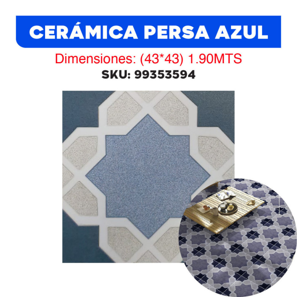 CERÁMICA PERSA AZUL