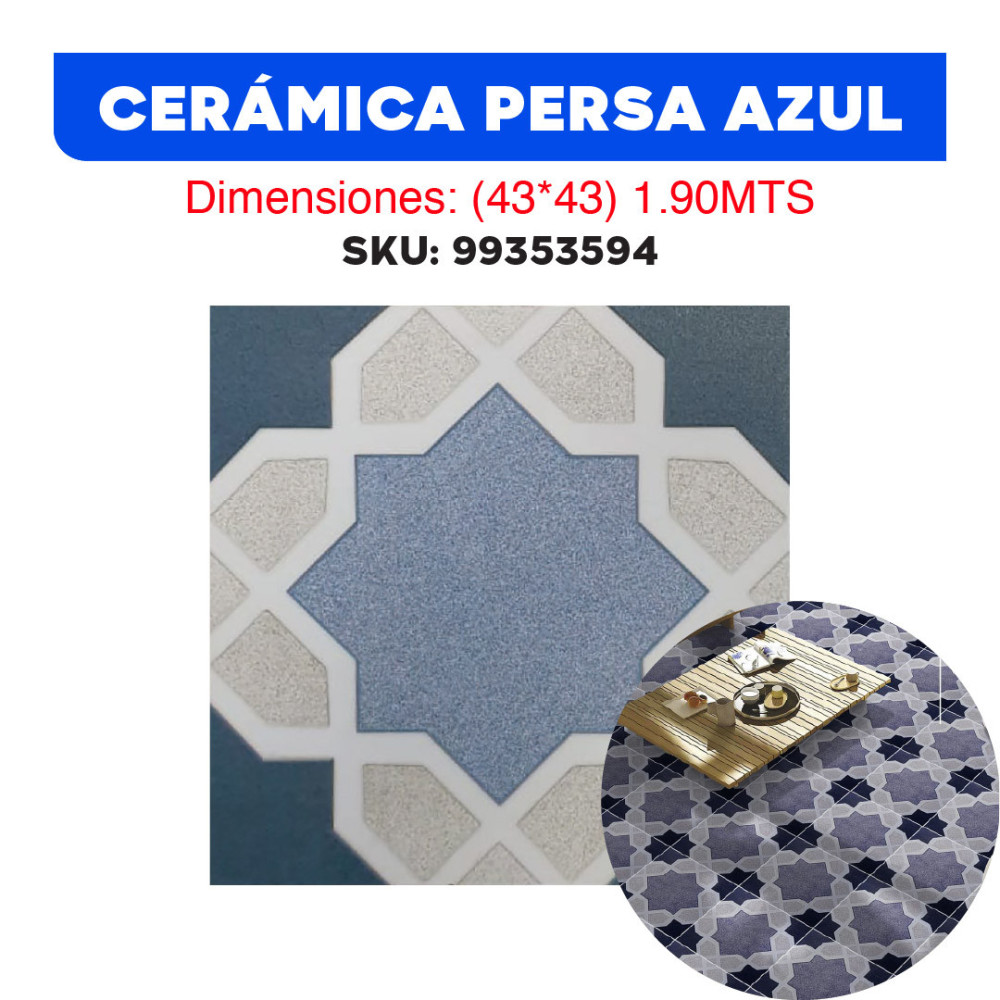 CERÁMICA PERSA AZUL