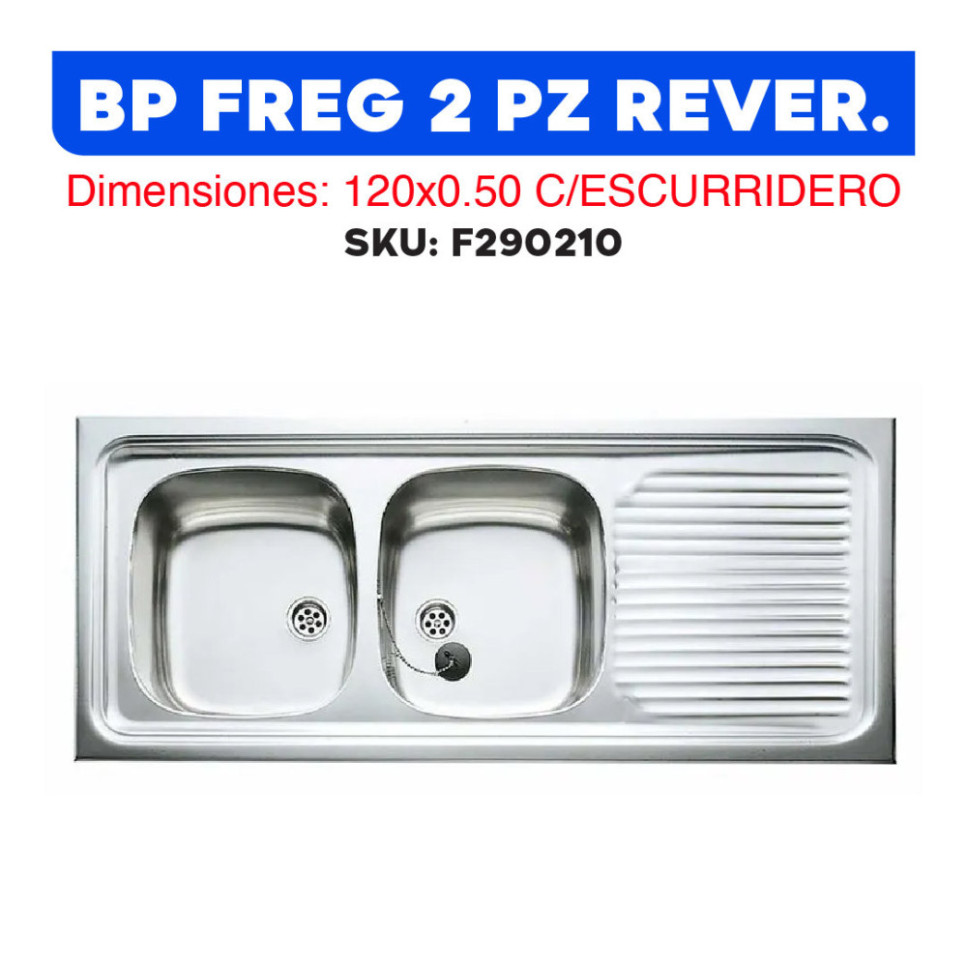 BP FREGADERO 2 PIEZAS REVERSIBLE