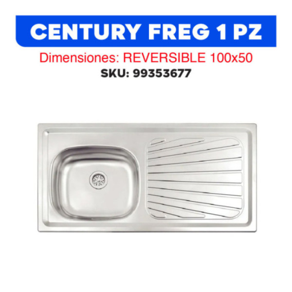 CENTURY FREGADERO 1 PIEZAS REVERSIBLE
