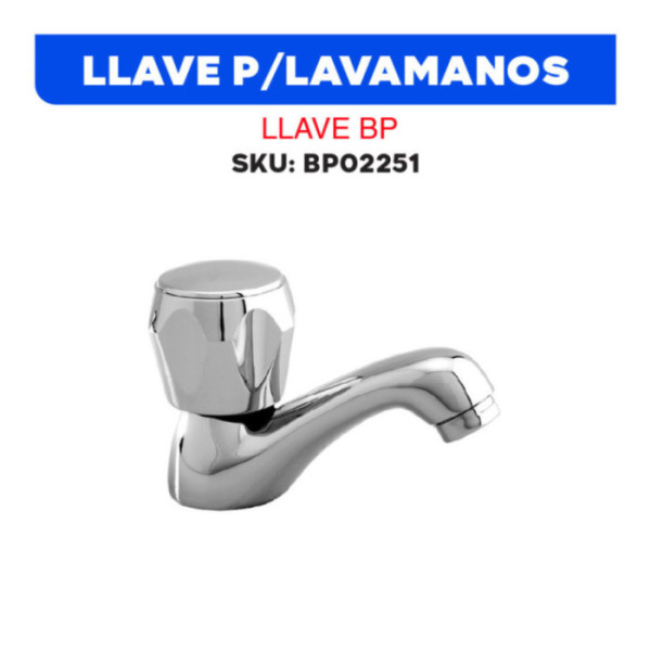 LLAVE PARA LAVAMANOS