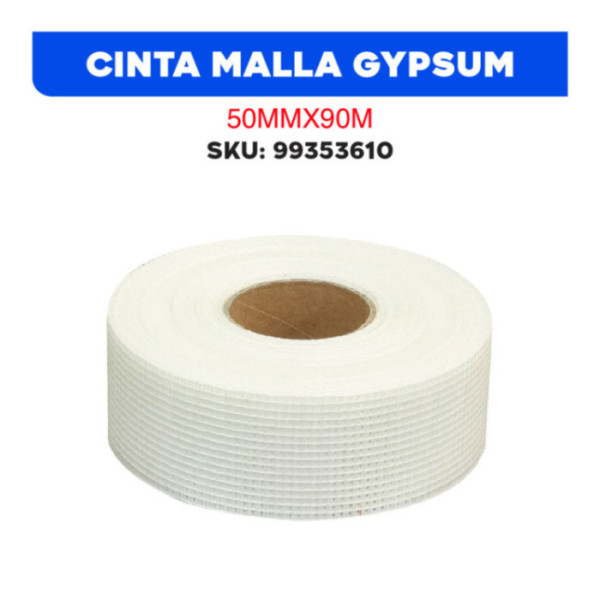 CINTA MALLA GYPSUM 50MMX45M