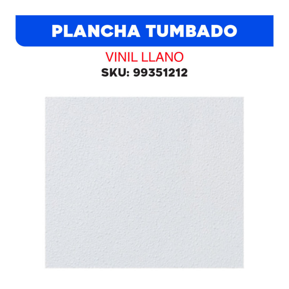 PLANCHA TUMBADO VINIL LLANO