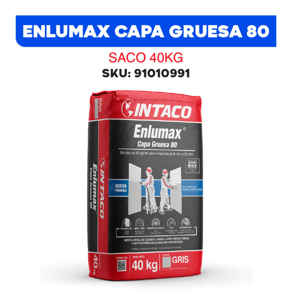 5% ENLUMAX CAPA GRUESA  (40KG) 5% ENLUMAX CAPA GRUESA  (40KG)