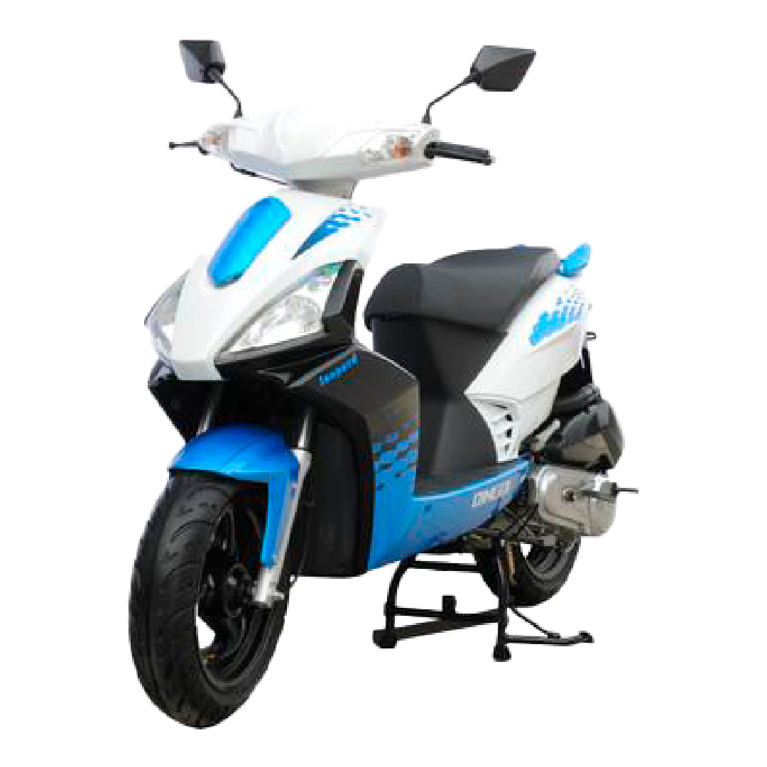 MOTO QM125T - 8G COL.AZUL AÑO 2018 SCOOTER QINGQI